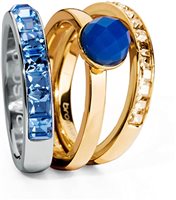 Anello Brosway Donna Tring Segno Zodiacale in Acciaio BILANCIA-18 - BILANCIA-14